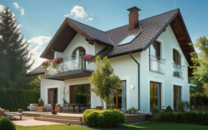 casa construită in regie proprie